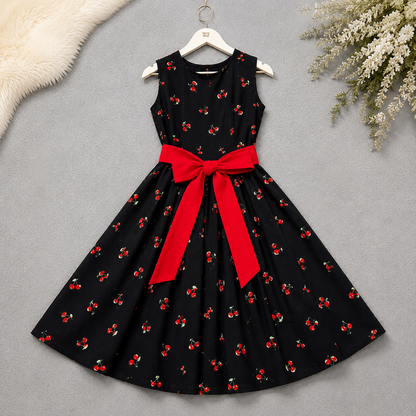 Cherry Noir Dress Set